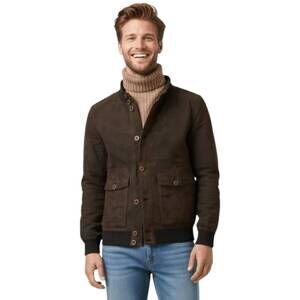 NEW LUSSO BENI flux jacket in russet brown